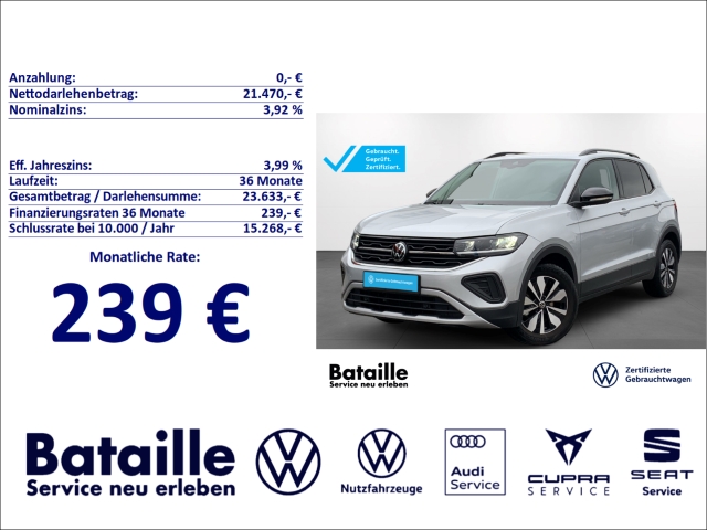 T-Cross 1.0 TSI Goal SHZ LED ACC GJR App-Connect