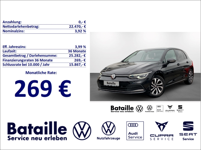 Golf VIII 2.0 TDI Active AHK Pano Navi Kamera