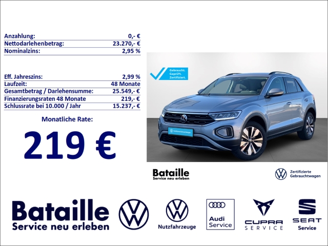 T-Roc 1.0 TSI Move *219,- ohne Anzahlung*