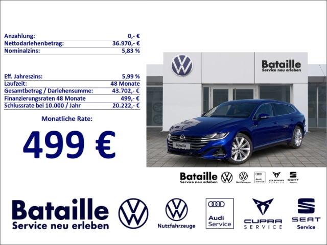 Arteon Shooting Brake 2.0 TDI R-Line DSG RFK ACC