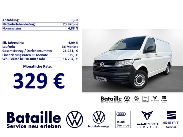 T6.1 Transporter 2.0 TDI Kasten EcoProfi AHK Klima