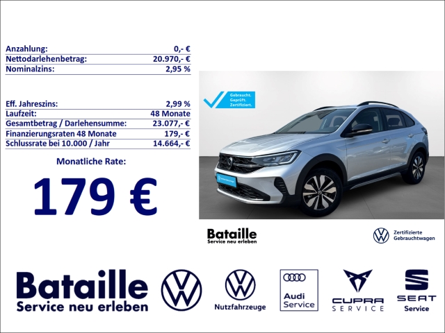 Taigo 1.0 TSI Goal Navi *179,- ohne Anzahlung*