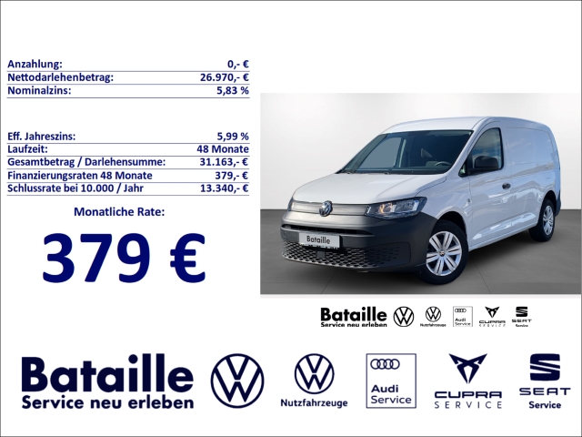 Caddy Maxi 2.0 TDI DAB GRA PDC Bluetooth Klima